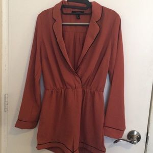 Long-sleeve Pink Romper